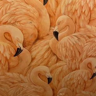 Ladies bathroom fun walls