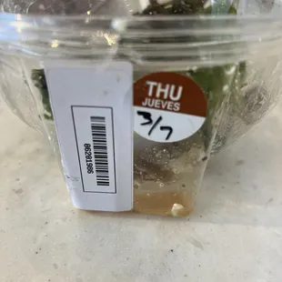 Supposedly it was packed fresh that day? Either they aren't checking their lettuce or they're lying.
