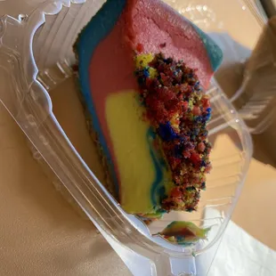 Superman Cheesecake Slice