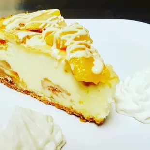 Peach Cobbler Cheesecake.