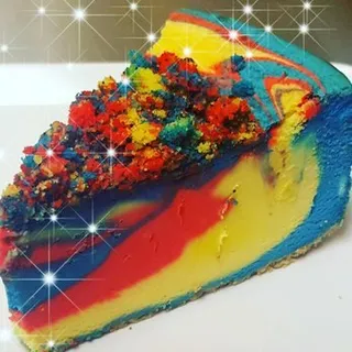 Superman Cheesecake Slice
