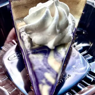 Purple Rain Cheesecake Slice