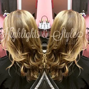 Hair done by Kitty