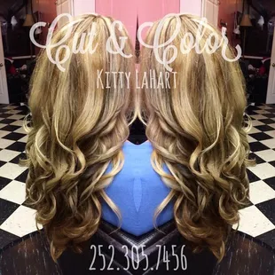 Highlights and style by Kitty