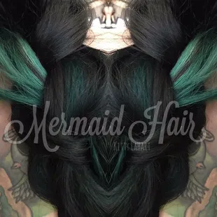Mermaid inspired hair