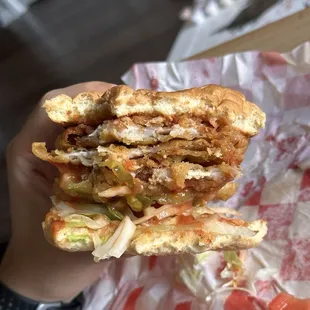 Pork tenderloin sandwich