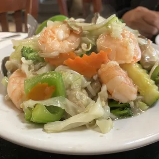 Vegetable Delight with Shrimp