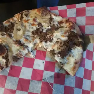 Philly Cheesesteak Pizza