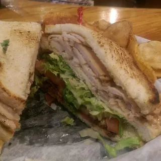 Cajun Turkey Club Sandwich