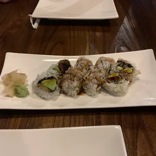 Eel roll. Delicious