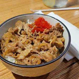Gyudon aka beef bowl