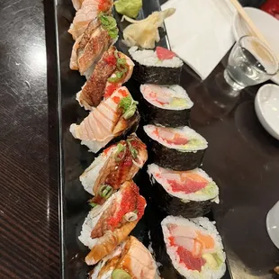 sushi and sashimi, sushi, sashimi, food