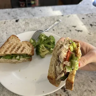 Mediterranean Chicken Sandwich