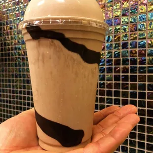 Coconut Madness with Chocolate Protein &amp; a swirl of Ghirardelli Dark Chocolate!