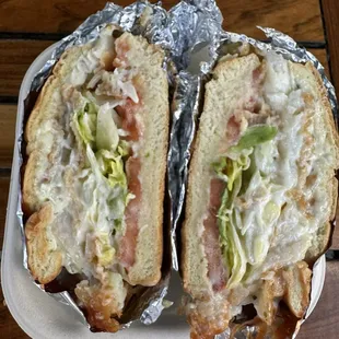 Fish sandwich.
