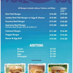 Menu (2 of 2) as of 11/26/2024
