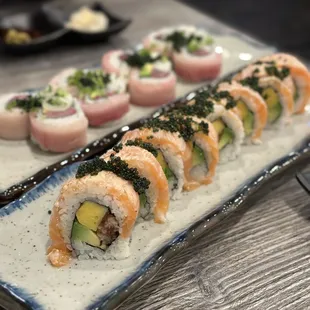 Sakura Roll and Hamachi Lover