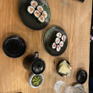 Sake (Salmon) and Tuna