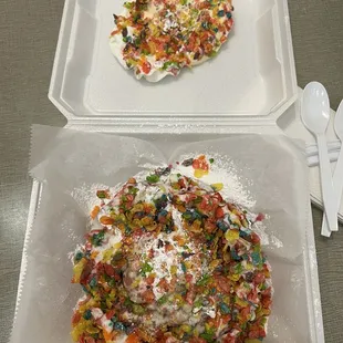 Fruity pebble kake