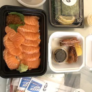 Salmon Ikura Don