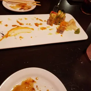 What's left of the Monster and the Galaxy Roll!