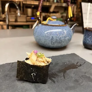 Blue crab roll