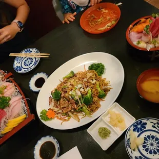 sushi and sashimi, food