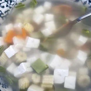 Tofu soup