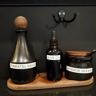 Tableside condiments... salt is oddly necessary