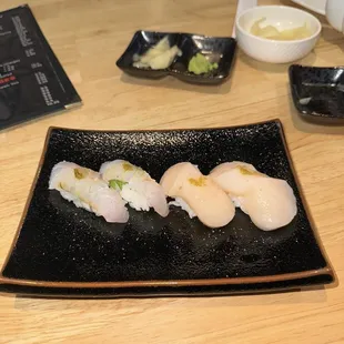 Snapper and jumbo scallop