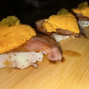 Wagyu &amp; Uni Sushi