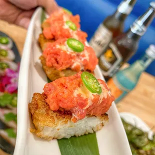 Spicy Tuna on crispy rice