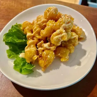 Creamy Rock Shrimp Tempura