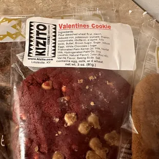 Valentines (Red velvet with white chocolate chips)