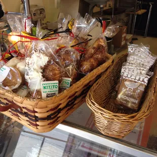 shortbread cookies, coconut macaroons, brownies!