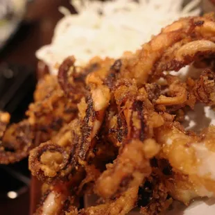 Fried octopus