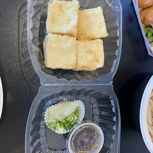 Agedashi tofu