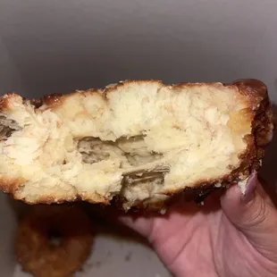 Raw dough as I got towards the center and completely hollow? Disappointing.