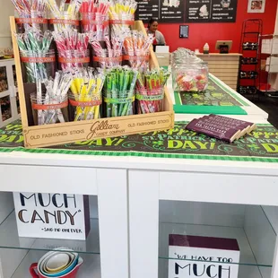 display of candy