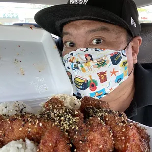 Furikake Chicken..Big Portions