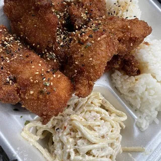 Furikake Chicken Plate Lunch