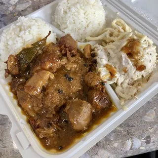 Pork Adobo Plate Lunch