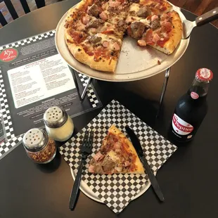 pizza, food