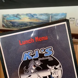 Menu and Mural