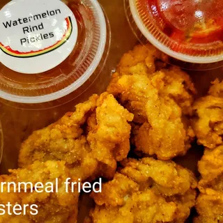 Cornmeal Crusted Oysters