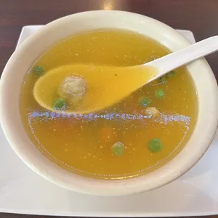 Weak flavorless broth