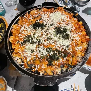 paella, food