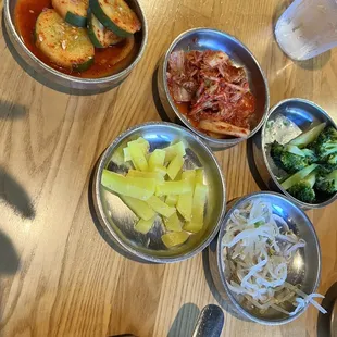 This is their banchan. It's pretty pathetic for Korean restaurant