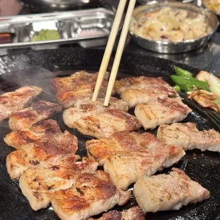 Thick pork belly