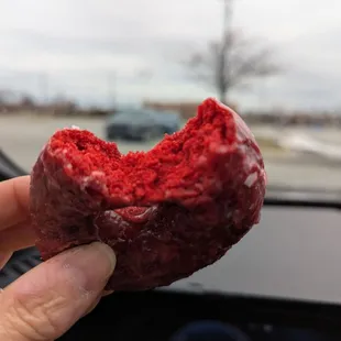 Red velvet cake glaze - yum